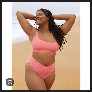 Aerie Banded Wide Strap Bikini Top